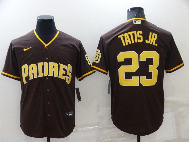 Men San Diego Padres #23 Tatis jr brown Game Nike 2022 MLB Jersey->toronto blue jays->MLB Jersey